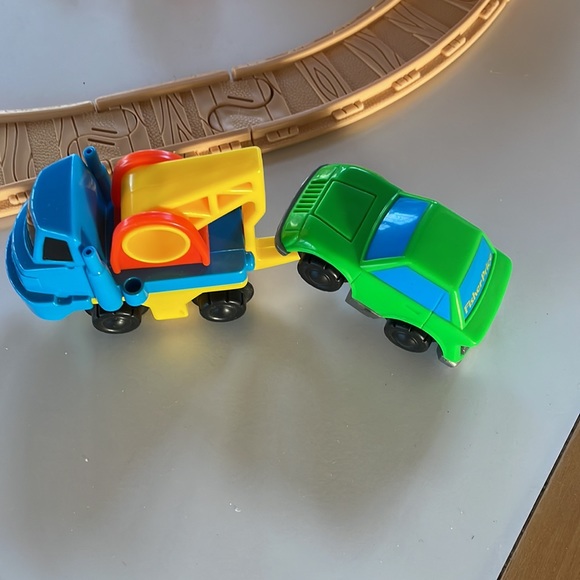 VTG 1992 Fisher Price Flip Track Rail & Road - Picture 8 of 16